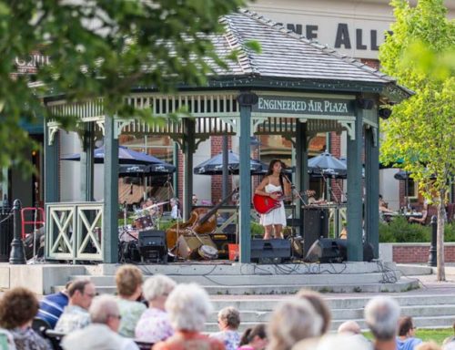 Heritage Park's free music in the plaza