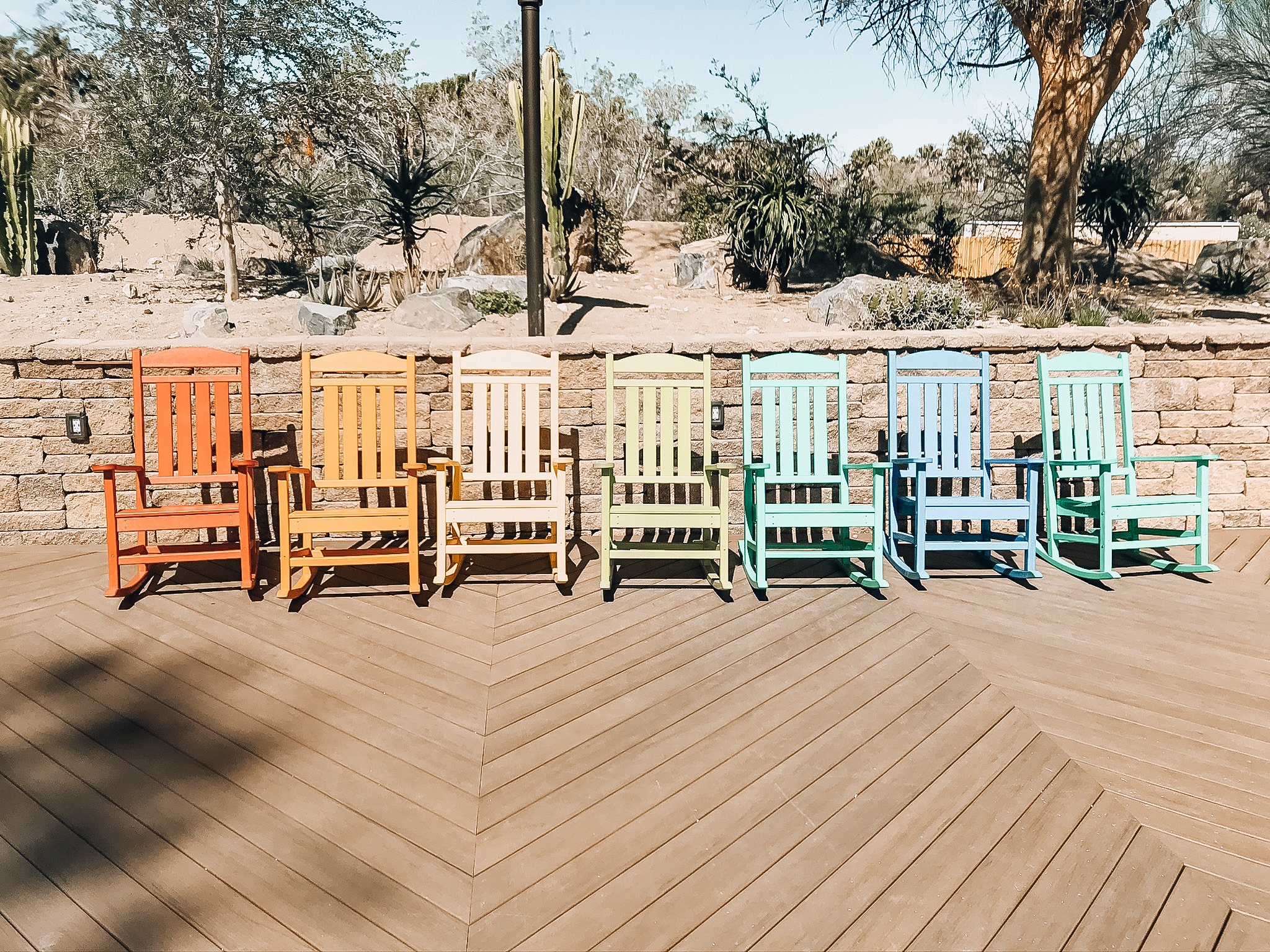 Coloured Deck Chairs