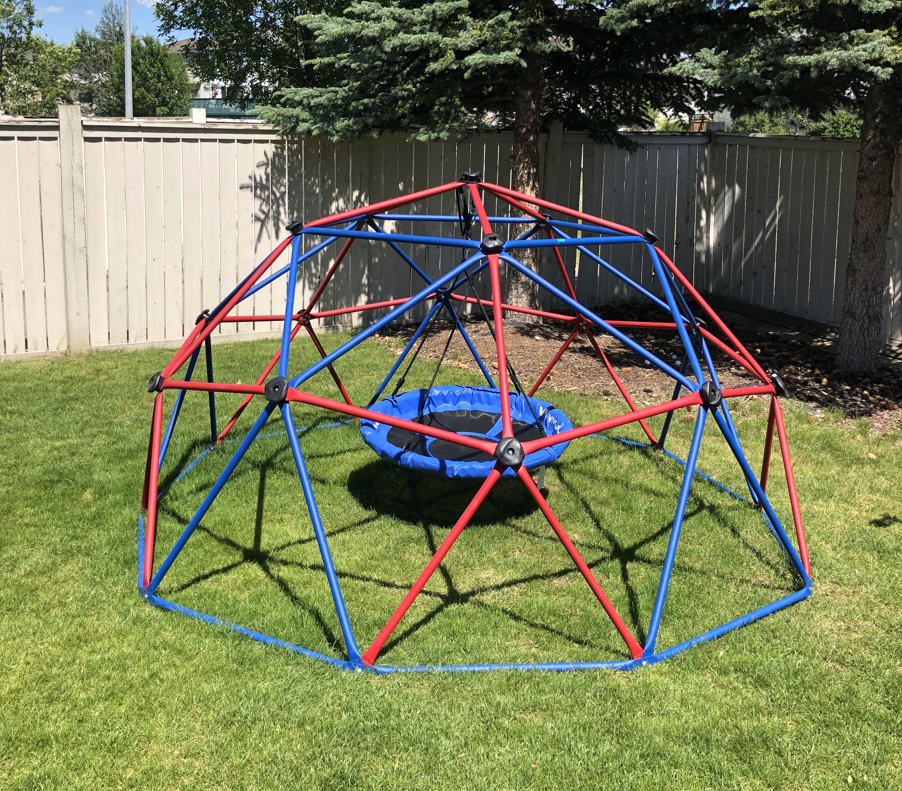 Things To Do With Your Kids: Outdoor Play With A Geometric Climbing Dome